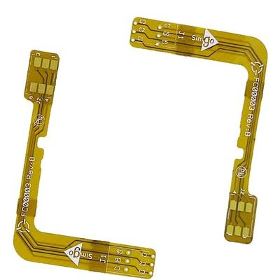 قیمت مناسب تخته مدار چاپی انعطاف پذیر 2 اونس ENIG صفحه ابریشم سفید PCB 1 لایه فلکس PCB آنلاین