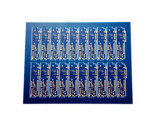 قیمت مناسب برد مدار چاپی با قابلیت چرخش سریع سفارشی High TG 3mil Blue PCB Intelligent Security PCB آنلاین
