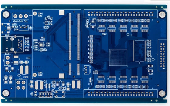 قیمت مناسب ماسک سولدر آبی PCB فرکانس بالا در ضخامت 1.6mm برای نیازهای فرکانس بالا آنلاین