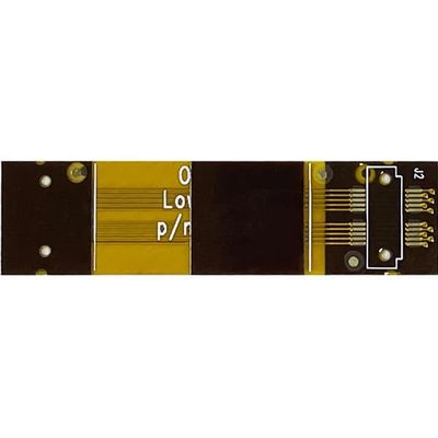 قیمت مناسب Flex 3 Layer Flexible PCB Board FR4 Stiffener Yellow Cover Film 1.0mm آنلاین