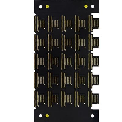 قیمت مناسب ENIG 2 Layer Flex PCB 1oz PCB 0.2mm Black Solder Mask & No Silkscreen آنلاین