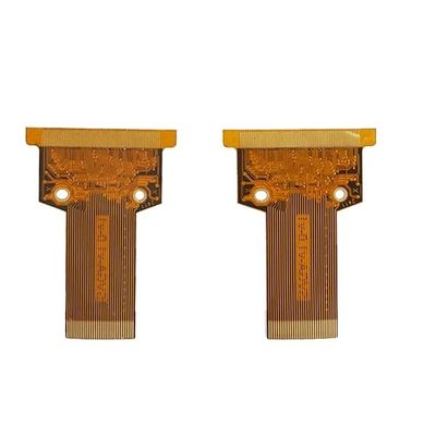 قیمت مناسب برد مدار مدار چاپی انعطاف پذیر 2 لایه 1 اونس 0.3 میلی متر فیلم پوشش زرد آنلاین