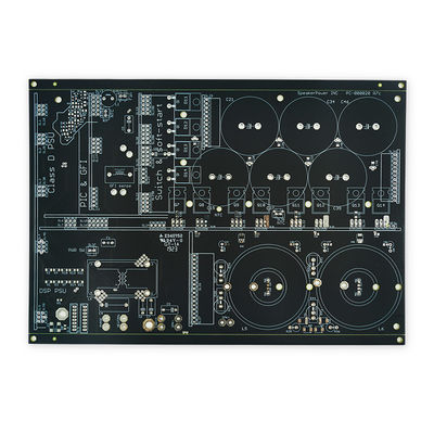 قیمت مناسب برد مدار PCB مس سنگین ENIG FR4 4oz مات مشکی/سفید آنلاین