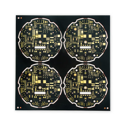 قیمت مناسب تخته مدار چاپی 2 لایه مسی مبتنی بر مس ENIG PCB سیاه / زرد آنلاین