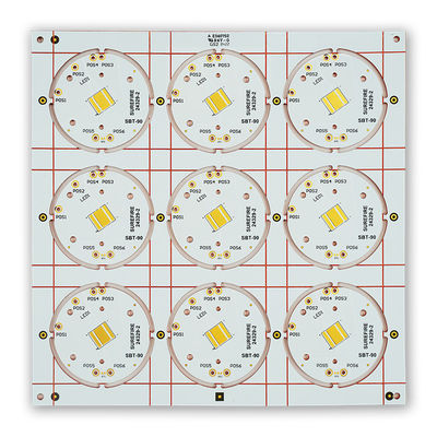 قیمت مناسب مدار PCB 1 لایه مس مبتنی بر مس 2 اونس ENIG 199.00mm*199.00mm آنلاین