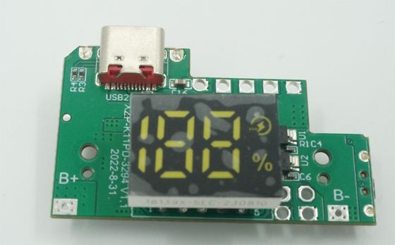 قیمت مناسب 22.5W بانک قدرت PCBA با باتری لیتیوم قدرت و PCB سخت عرضه برای شارژر تلفن همراه آنلاین