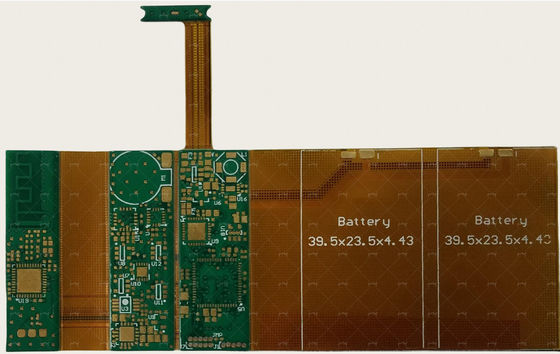 قیمت مناسب 6L صفحه مدار سخت انعطاف پذیر 1.0mm FR4 و مواد PI با EING برای کاربردهای باتری آنلاین