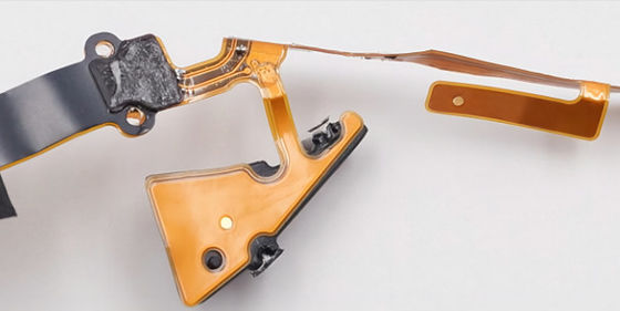 قیمت مناسب 2 لایه صفحه مدار انعطاف پذیر زرد Coverlay ENIG سطح پایان برای محصولات مصرفی آنلاین