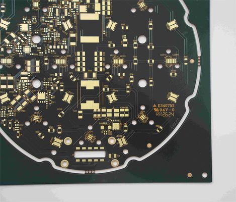 قیمت مناسب 2 لایه PCB مس 2W / M * K پایه مس 1.6mm ضخامت سیاه Soldermask جداسازی ترمو الکتریکی آنلاین